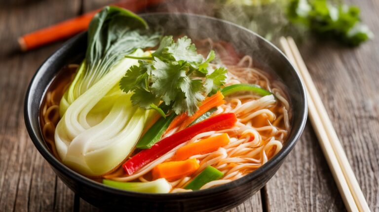 Savory Asian Noodle Soup Recipe